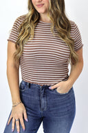 The Striped Baby Lettuce Tee (BLT)