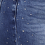 Wide Leg Jeans - Medium Wash - Rhinestones