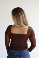 Mesh Long Sleeve Top