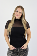 Mesh Overlay Top