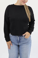 The Cloud Open Back Sweater