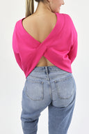 The Cloud Open Back Sweater