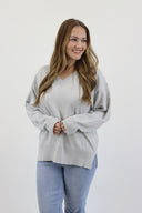 Oversized V Neck Sweater