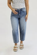 Rigid Barrel Jeans - Medium Wash