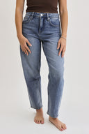 Rigid Barrel Jeans - Medium Wash