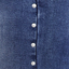 Wide Leg Jeans - Medium Wash - Studded
