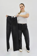 Wide Leg Jeans - Vintage Black - Cut to Length