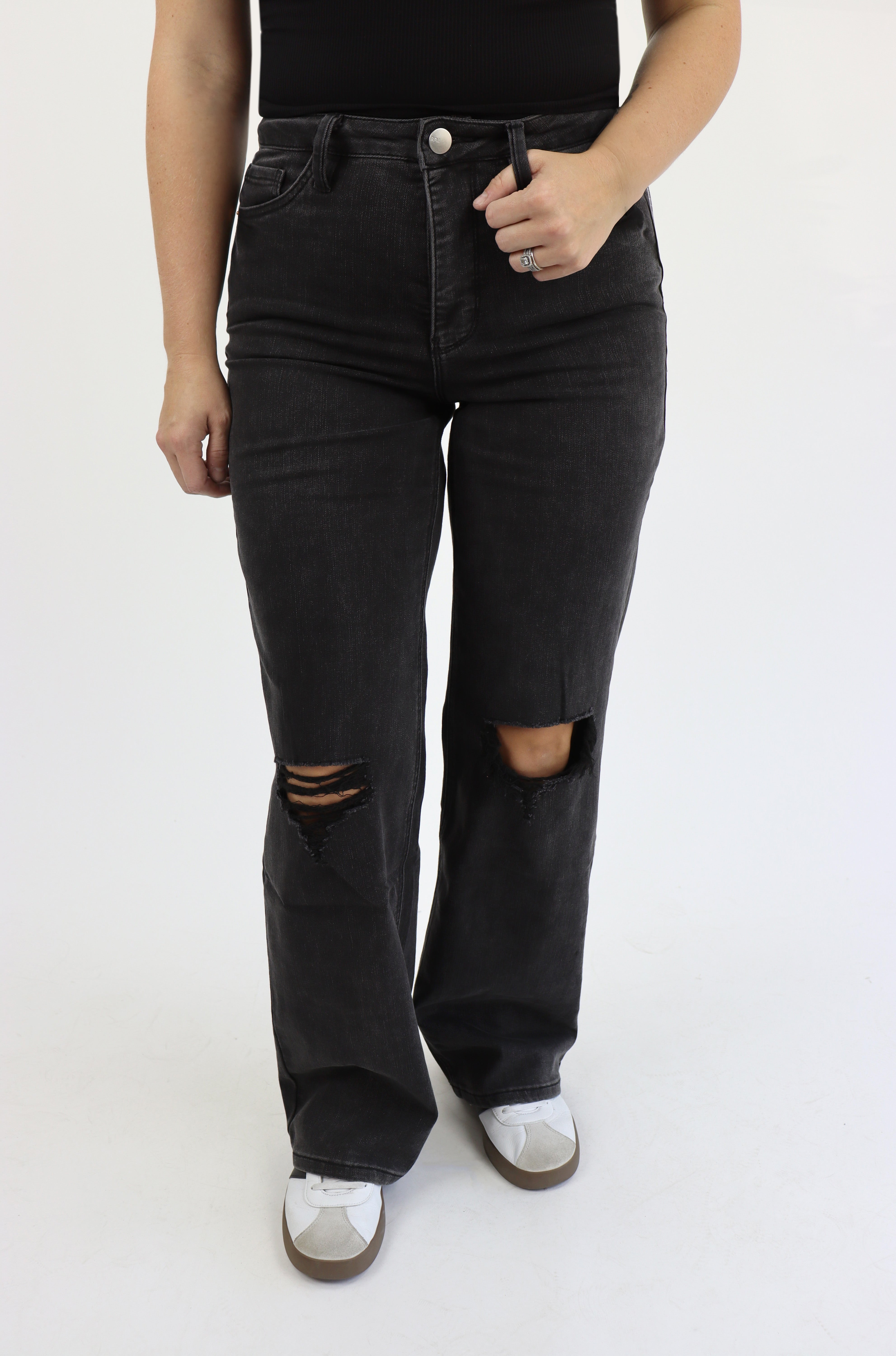 Tummy Control Wide Leg Jeans – Alexander Jane Boutique