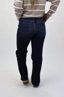 Wide Leg Jeans - Dark Wash