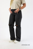 Tummy Control Wide Leg Jeans