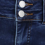 Bootcut Jeans - Dark Wash Cross Button