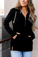 Ampersand Performance Fleece Halfzip Poppy Seed Sweatshirt