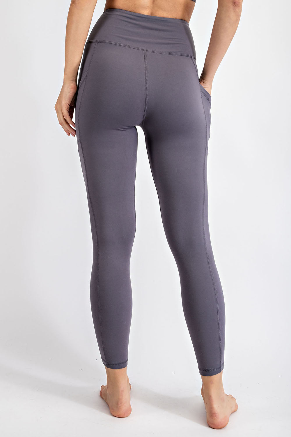 Elietian Ribbed Seamless High Waisted Legging - New Moon Boutique