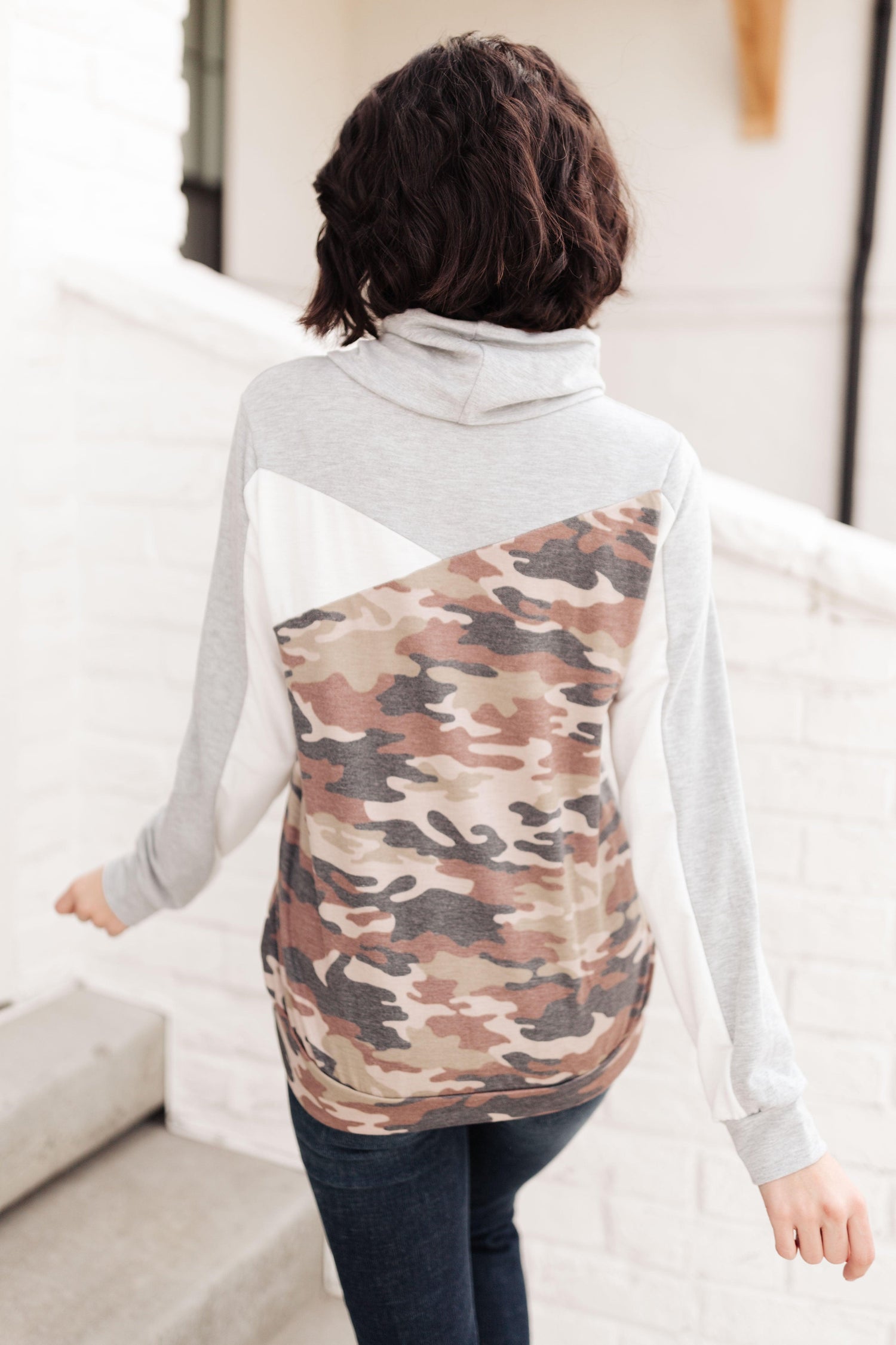 All About Adventure Top in Camo - Alexander Jane Boutique  Womens