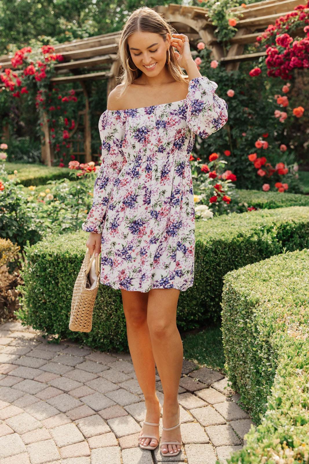 Andrea Floral Dress - Alexander Jane Boutique  Womens