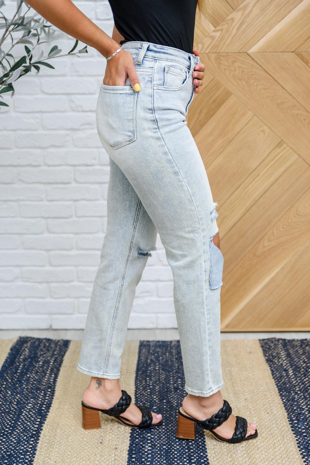 Good Karma Distressed Jeans – Alexander Jane Boutique