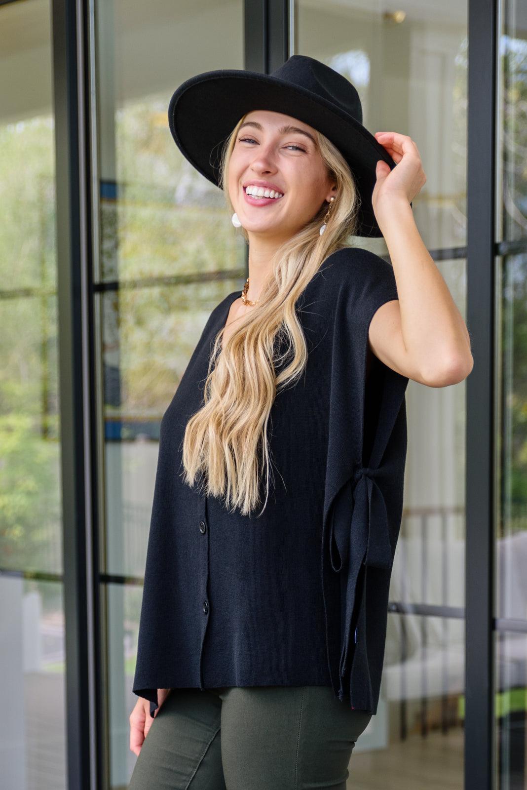 The Finale Top in Black - Alexander Jane Boutique  Womens