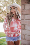 Ampersand Ladybug Picnic Half Zip Sweatshirt