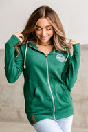 Ampersand- O, Christmas Tree FullZip - Alexander Jane Boutique  